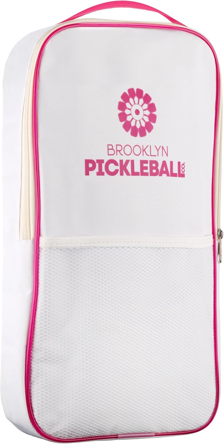 Brooklyn Pickleball Co. | Set of 2 Premium Carbon Fiber Paddles | USAPA Approved | Honeycomb Core Pickle-Ball Paddle | 2025 Pickle Ball Starter Kit Bundle & Travel Case