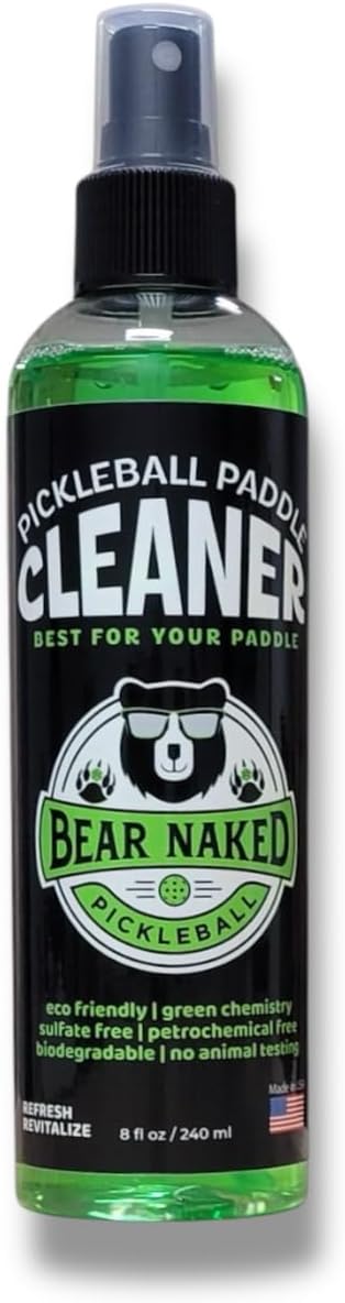 Pickleball Paddle Cleaner - Made in The USA | Powerful Cleaning Solution | Enhances Your Performance | Boosts Your Paddle's Longevity | 8 fl oz
